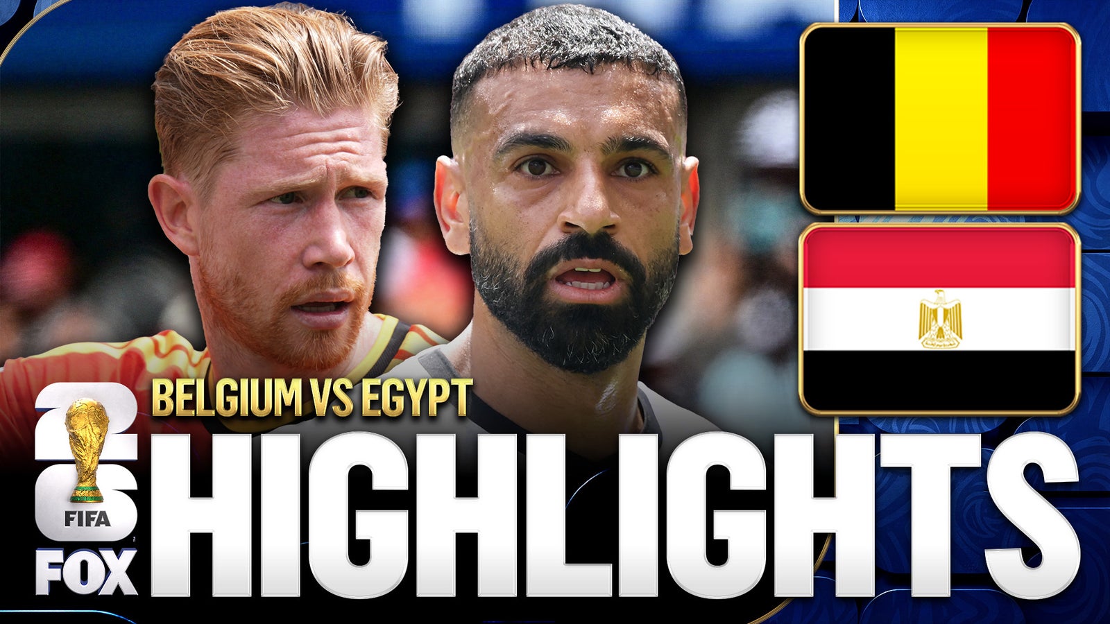 Belgium vs Egypt Highlights | 2026 FIFA World Cup™