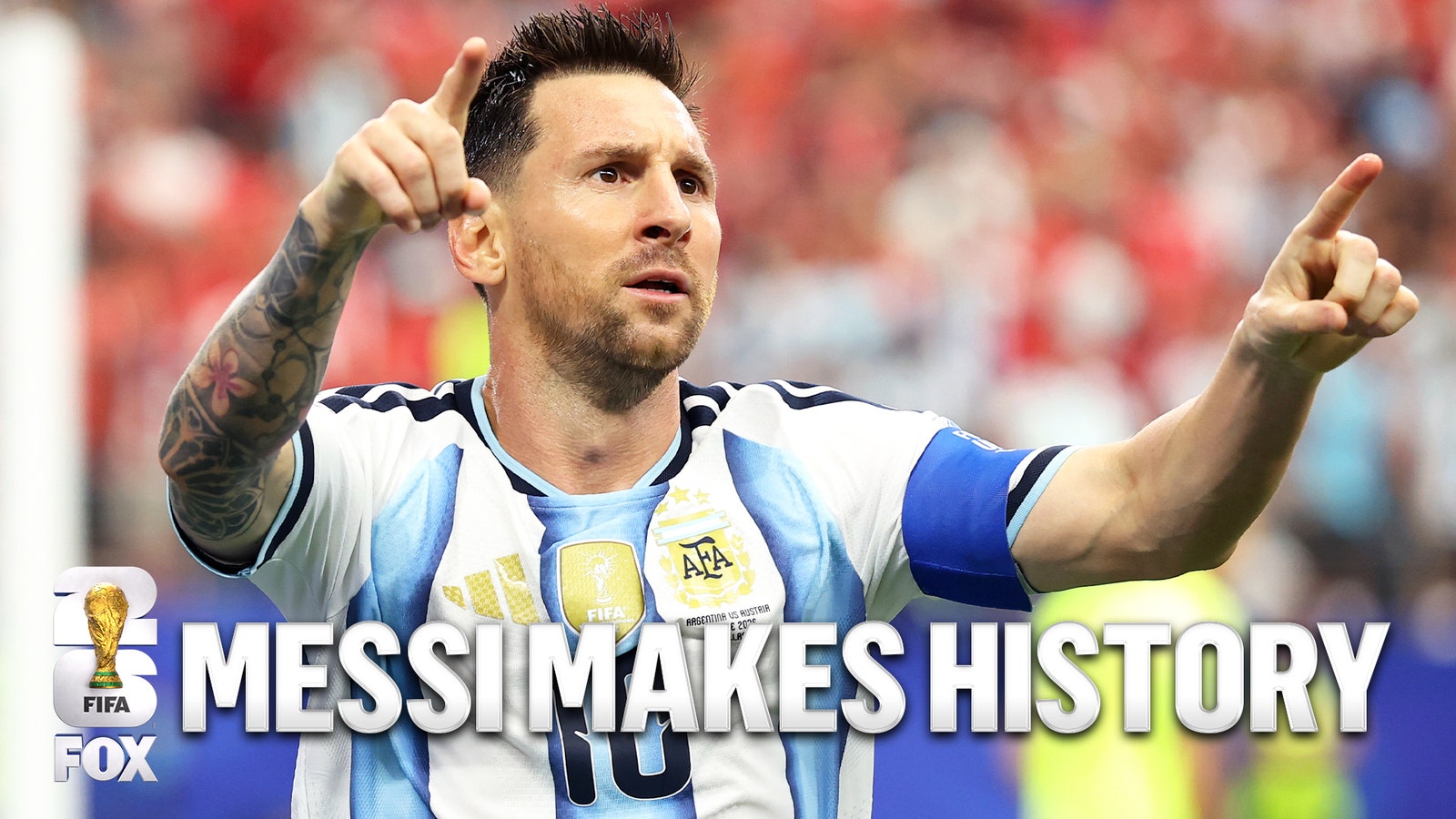 Lionel Messi Scores Goal vs Austria, Becoming Men's All-time FIFA World Cup™ Goalscoring Leader