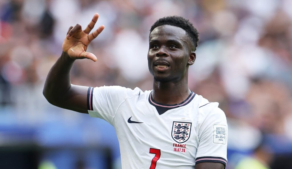 Bukayo Saka Responds To Questions About His Fitness After Hat Trick vs. France