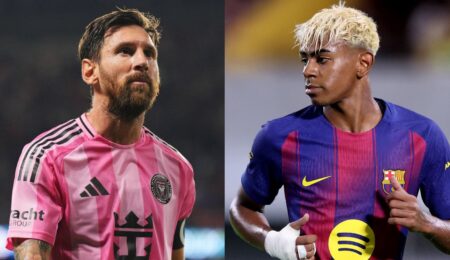Topps To Release Iconic Photo Of Messi Holding Baby Lamine Yamal As Trading Card