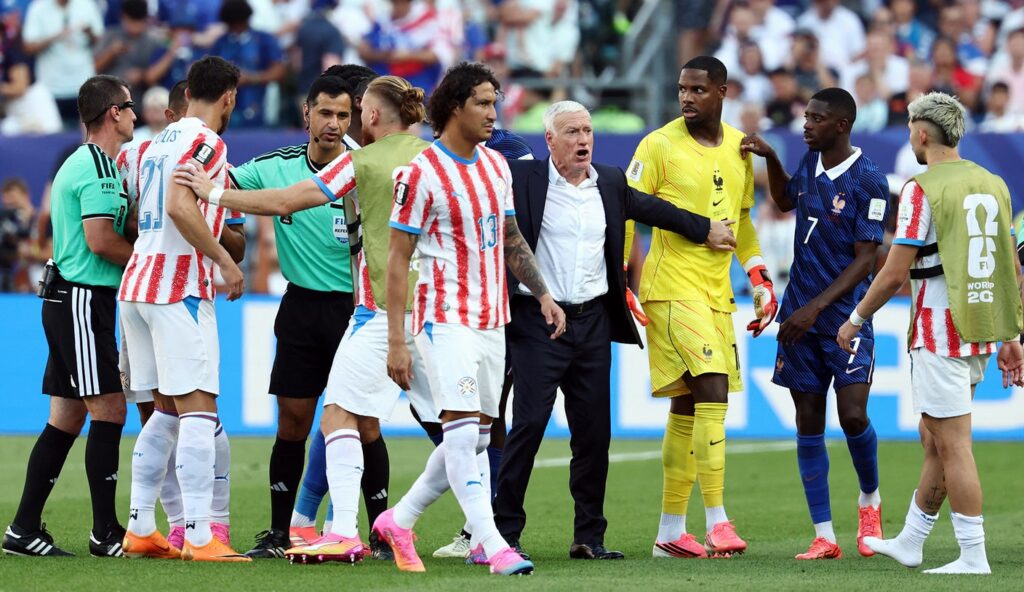 France Coach Takes Aim At Paraguay For ‘Cheap Shots’ In Heated World Cup Clash