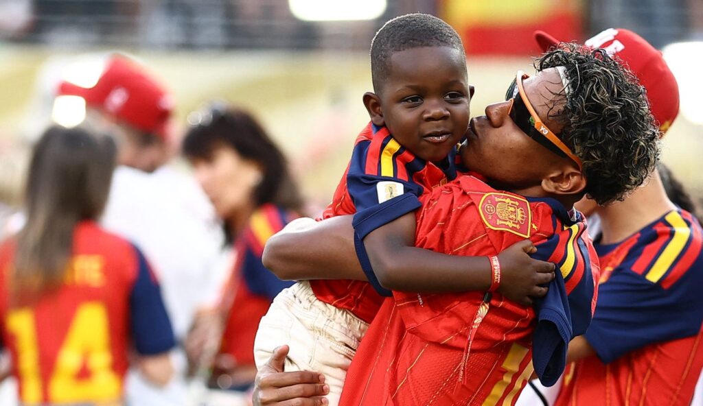 How Lamine Yamal’s Little Brother, Keyne, Celebrated Spain’s World Cup Win
