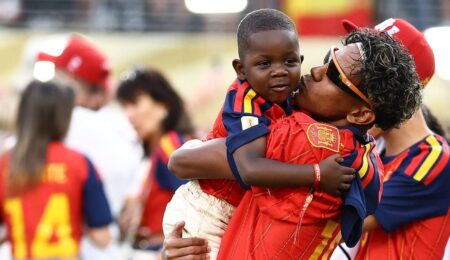 How Lamine Yamal’s Little Brother, Keyne, Celebrated Spain’s World Cup Win