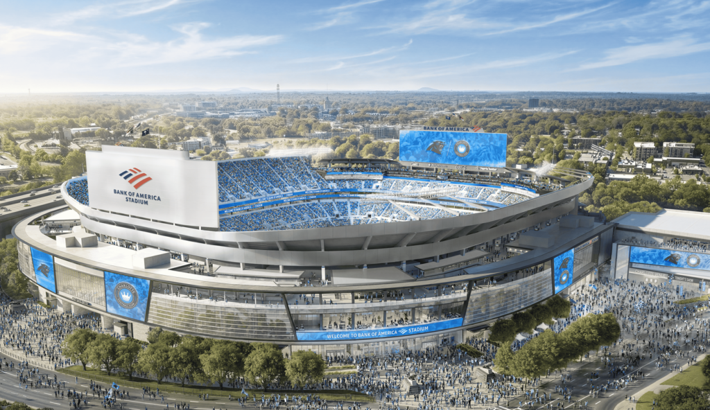 Carolina Panthers Unveil Rengderings For Expanded $1.3 Billion Stadium Renovation