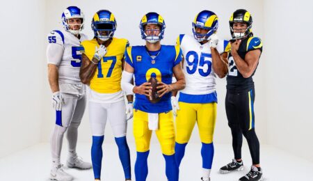 Rams Target Super Bowl Champs During Uniform Reveal. Is Aaron Donald’s Return Next?