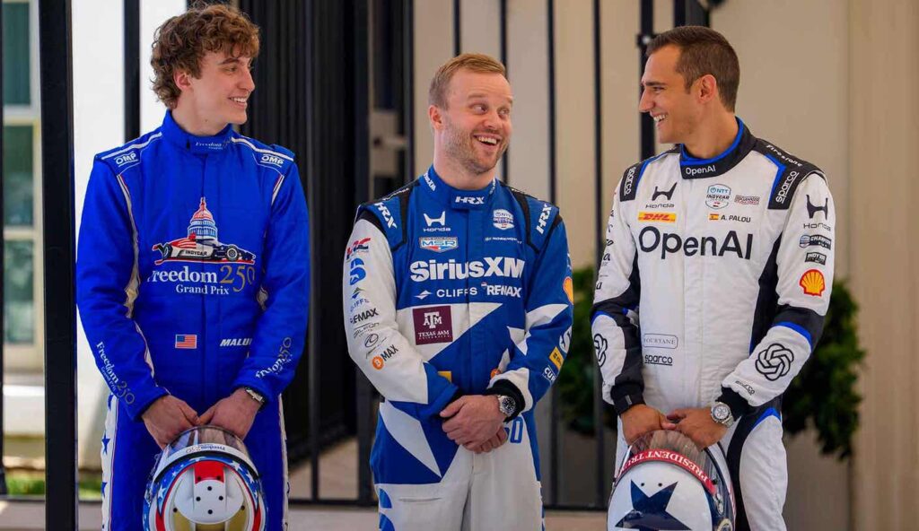 INDYCAR Makes A Pit Stop At The White House Ahead Of Freedom 250