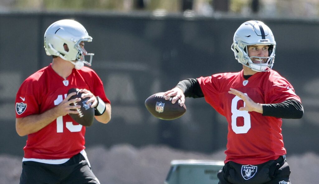 Cousins Rises, Mendoza’s ‘Trying To Get Better’ At Raiders Training Camp