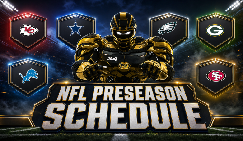 2026 NFL Preseason Schedule: Complete Dates, TV Channels, How to Watch, Streaming