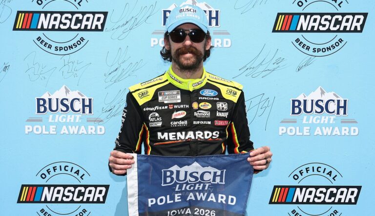 2026 NASCAR Odds: Pole-sitter Ryan Blaney Favorite For Iowa