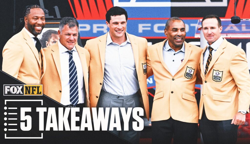 5 Takeaways From The 2026 Pro Football Hall Of Fame Ceremony