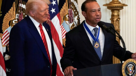 Donald Trump backs Tiger Woods after five-year driving ban following Florida plea deal