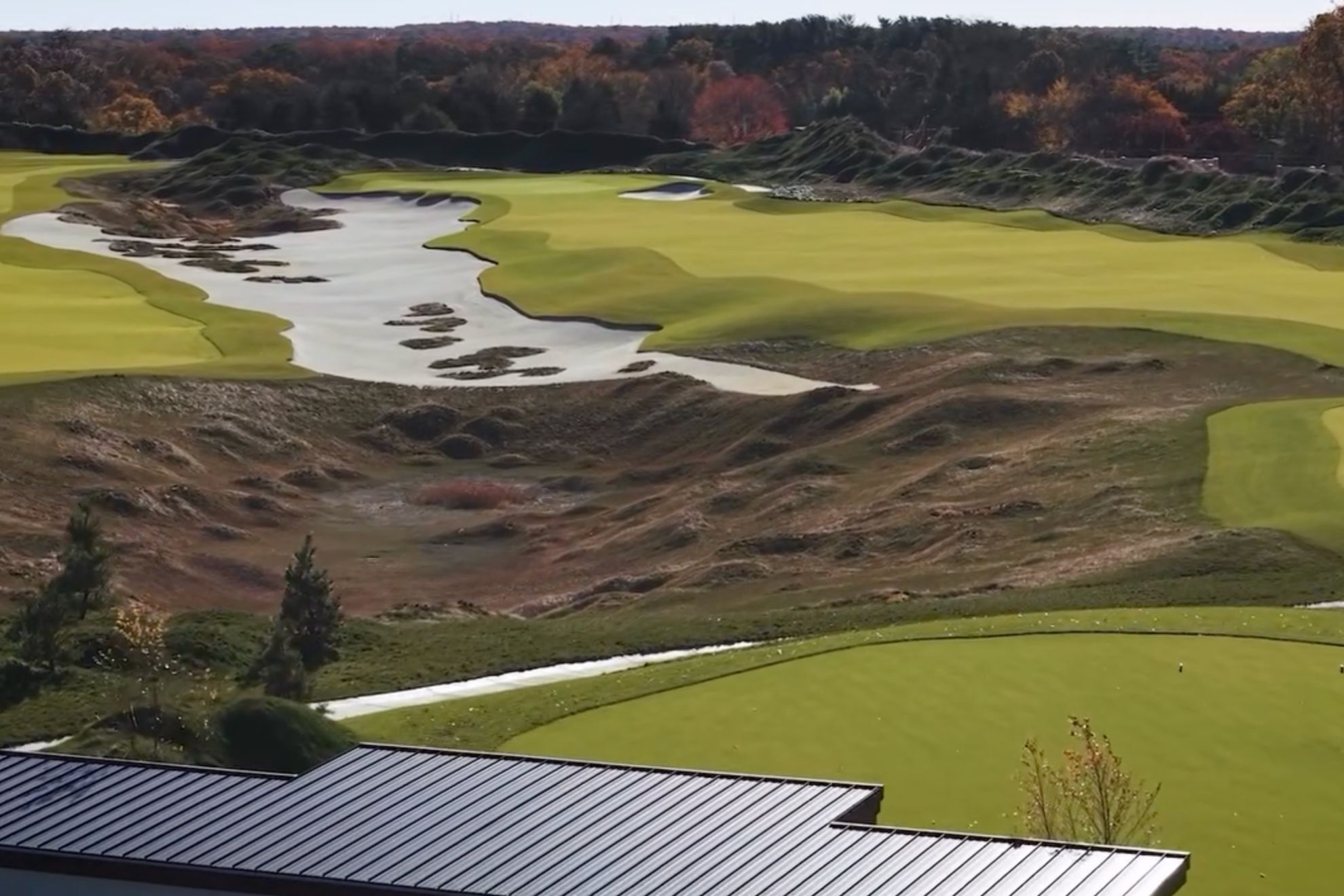 A scenic view of Trout National, the championship golf course created by Tiger Woods’ TGR Design for Mike Trout in southern New Jersey