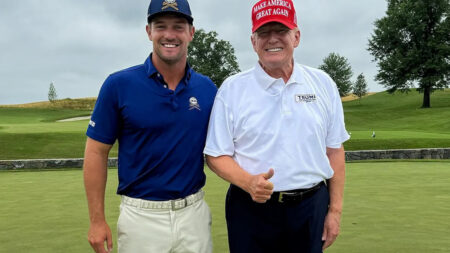 Bryson DeChambeau’s Trump call request becomes latest twist in Open Championship drama