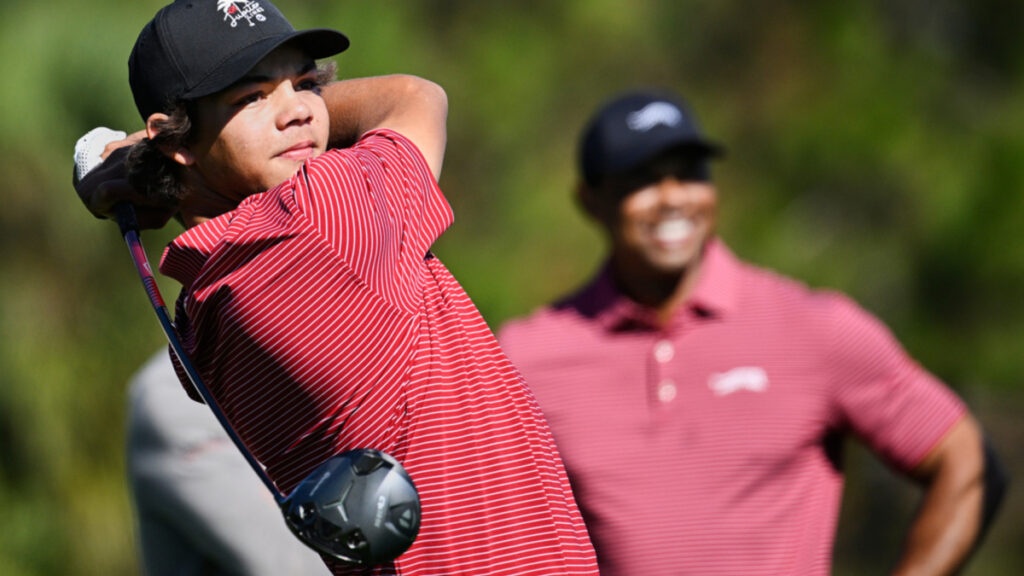 Charlie Woods officially signs TaylorMade NIL deal as amateur value skyrockets