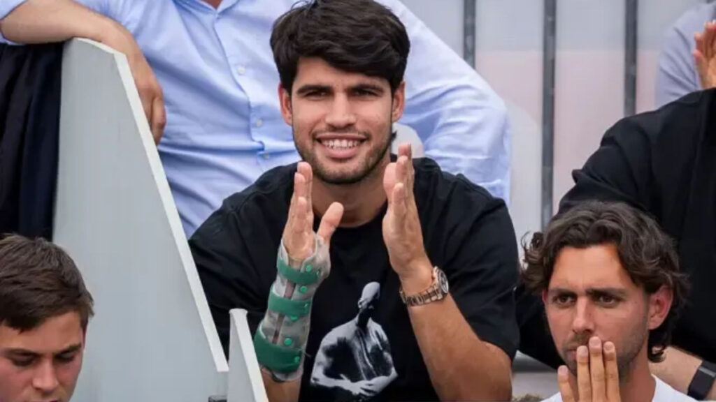 Alcaraz’s wrist is already healed: he returns to the courts at the US Open 138 days later