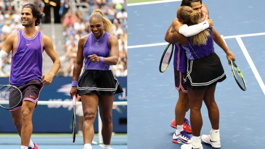 Carlos Alcaraz confessed what he felt playing alongside Serena Williams at the US Open