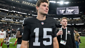 Fernando Mendoza is starting to see a bleak future with the Raiders because of Kirk Cousins