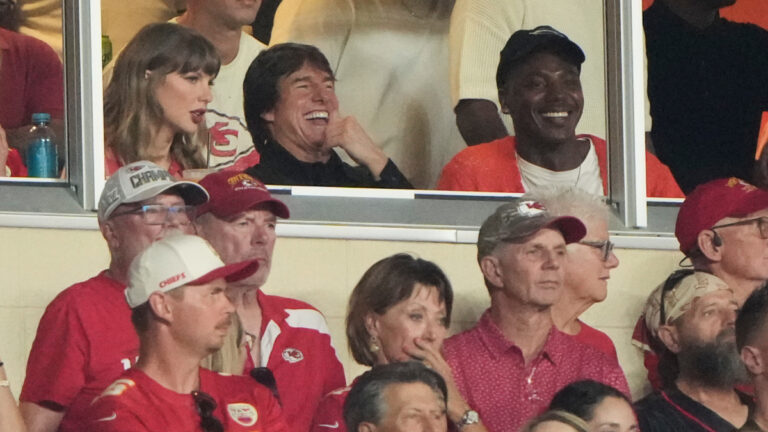 The 11-word phrase Tom Cruise allegedly said to Taylor Swift in the Chiefs’ suite