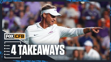 4 Takeaways From LSU’s Absolute Throttling Of Clemson In Their Season Opener