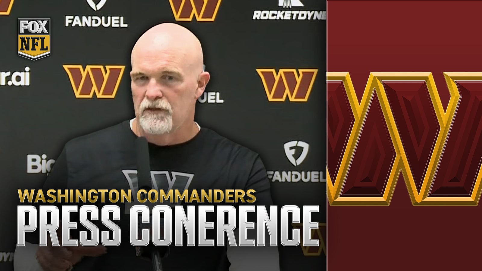 Commanders HC Dan Quinn shares an update on QB Jayden Daniels, recaps loss to the Cowboys