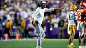 LSU Enters Top 10, Michigan Falls Out Of AP Top 25 After Week 1