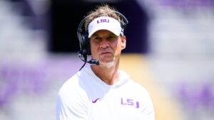 Lane Kiffin’s LSU Entrance Includes Livvy Dunne, Theo Von, Brooks Nader